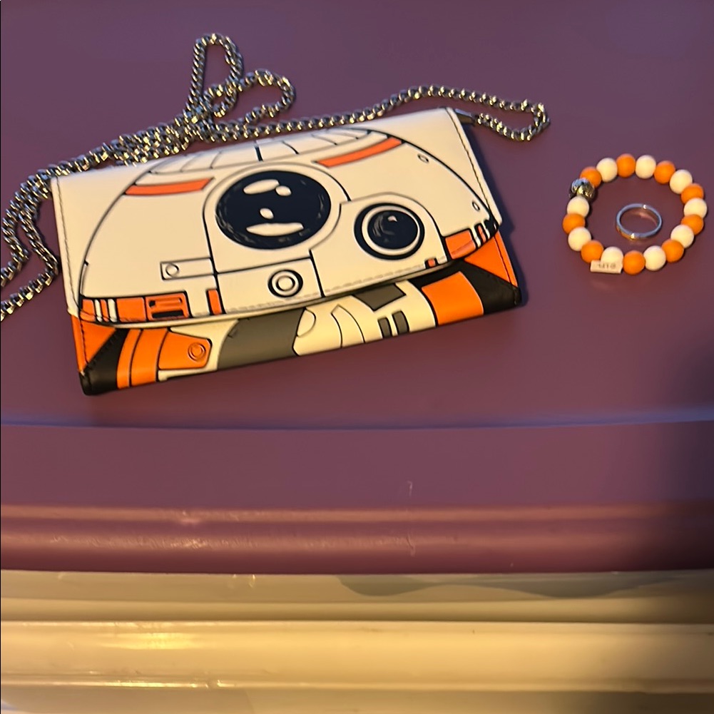 Bb-8 Themed Clutch With Chain